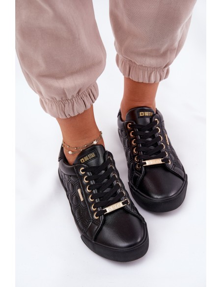 Women's Sneakers Made Of Eco Leather Big Star RR274323 Black