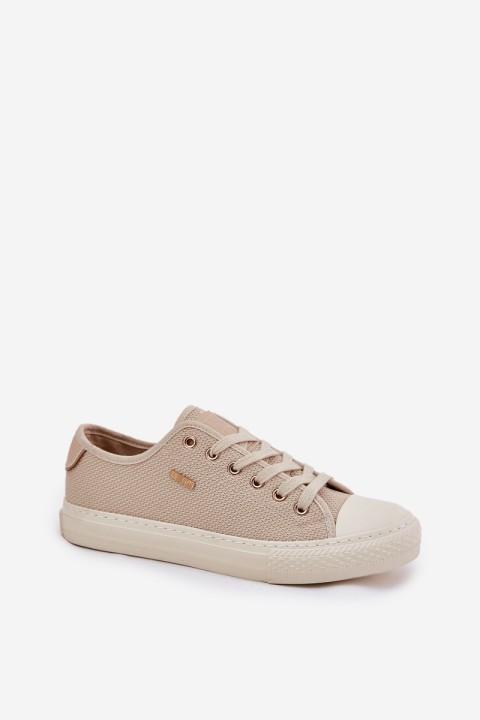 Women's Fabric Sneakers Big Star RR274767 Beige