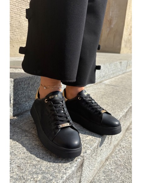 Women's Sneakers From Eco Leather Big Star RR274257 Black