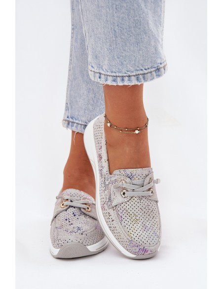 Zomšiniai batai, pagaminti iš natūralios odos