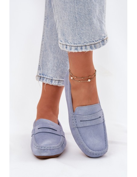 Suede Women's Moccasins Big Star RR274943 Blue