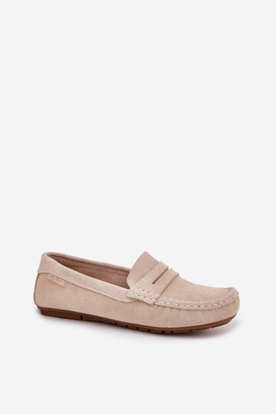 Suede Women's Loafers Big Star RR274947 Beige 2