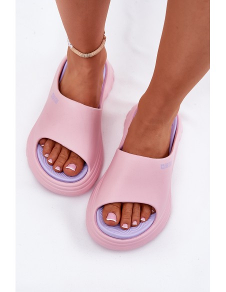 Women Foam Slippers Big Star RR274A587 Pink