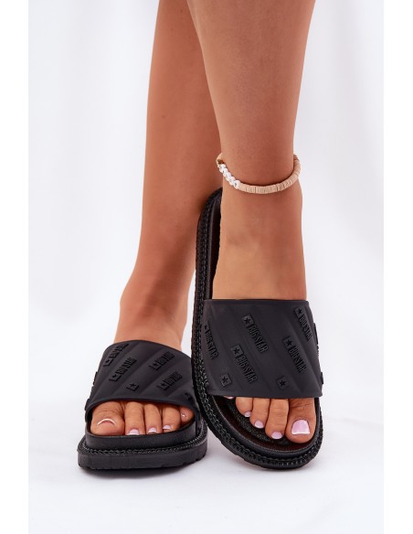 Womens Platform Sandals Big Star RR274A540 Black