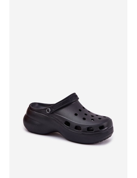 Foam Women's Slippers On A Massive Sole Big Star RR274A118 Black