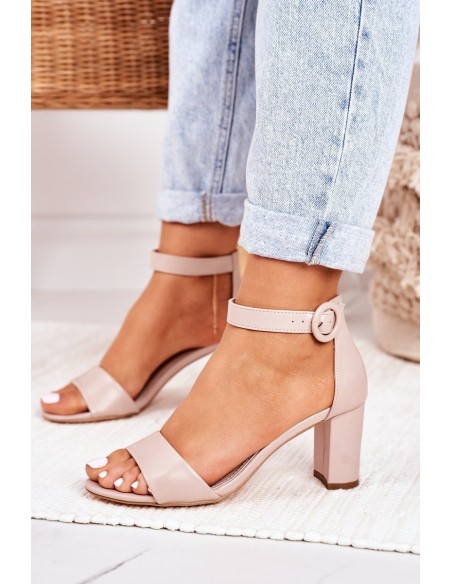 Women's Stiletto Sandals Powder Pink Lexi