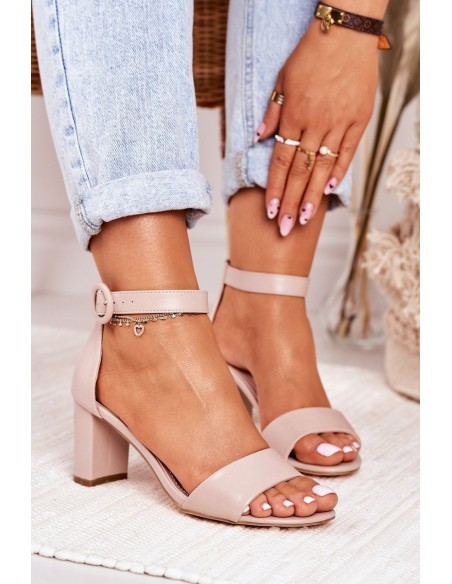 Women's Stiletto Sandals Powder Pink Lexi