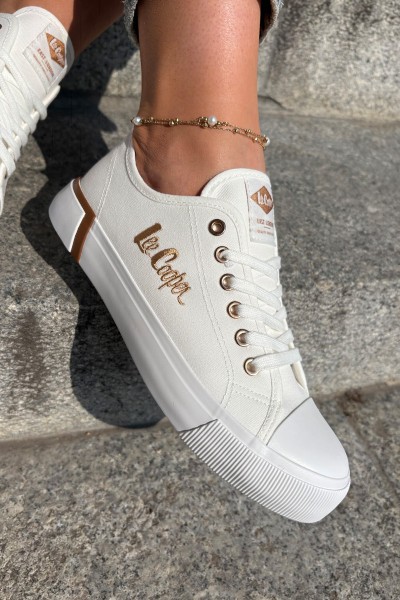 Women's Canvas Sneakers Lee Cooper LCW-25-31-3428L White
