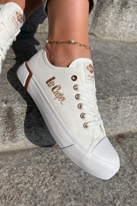 Women's Canvas Sneakers Lee Cooper LCW-25-31-3428L White