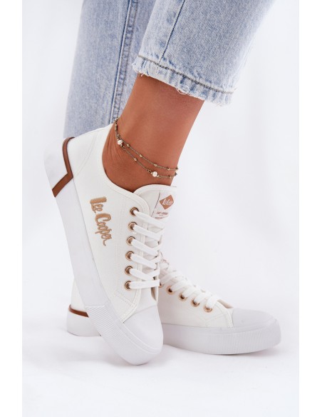 Women's Canvas Sneakers Lee Cooper LCW-25-31-3428L White