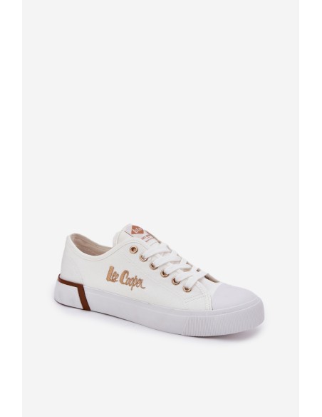 Women's Canvas Sneakers Lee Cooper LCW-25-31-3428L White