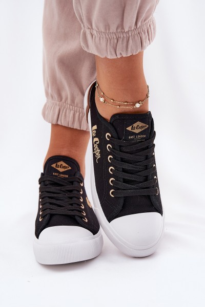 Moteriški tekstiliniai sportbačiai juodi