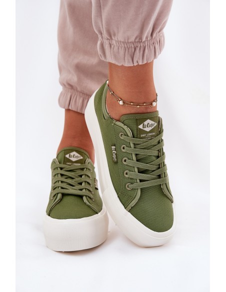 Women's Platform Sneakers Lee Cooper LCW-25-31-3449L Green