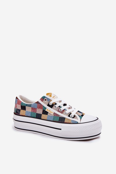 Patterned Women's Sneakers On Platform Lee Cooper LCW-25-31-3441L Multicolor 2