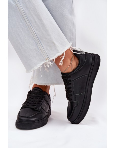 Ladies Sneakers Big Star RR274A242 HI-POLY SYSTEM Black