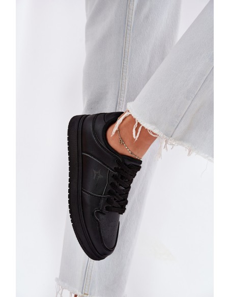 Ladies Sneakers Big Star RR274A242 HI-POLY SYSTEM Black