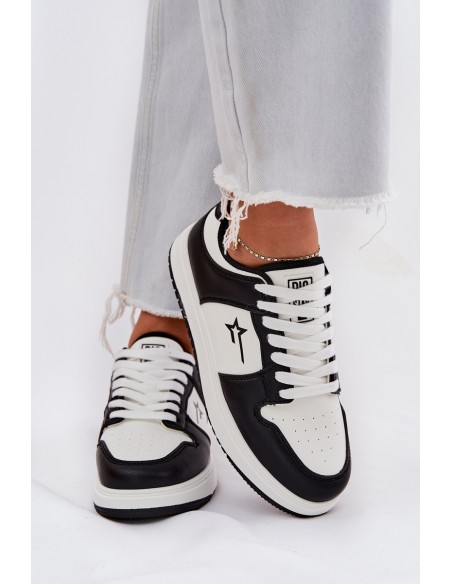 Ladies Sneakers Big Star RR274A240 HI-POLY SYSTEM White-Black