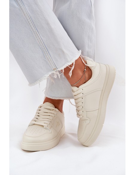 Ladies Sneakers Big Star RR274A243 HI-POLY SYSTEM Beige