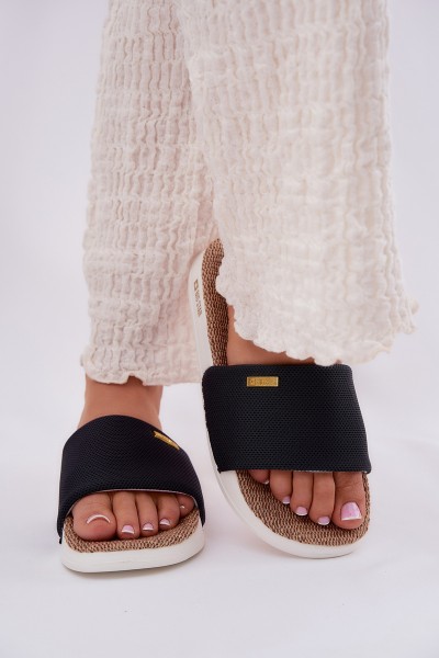 Ladies Slippers Big Star RR274A108 Black