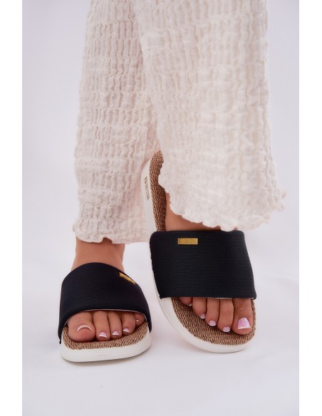 Ladies Slippers Big Star RR274A108 Black