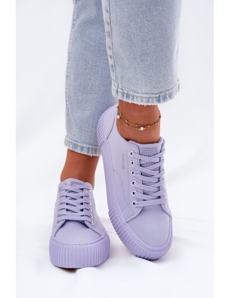 Women's Fabric Sneakers Big Star RR274406 Purple