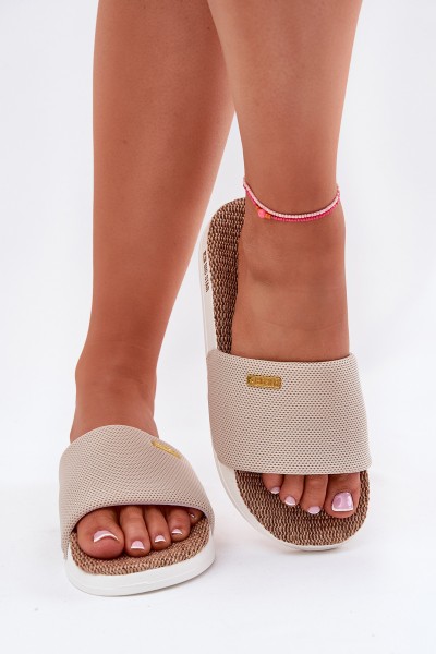 Ladies Slippers Big Star RR274A102 Beige