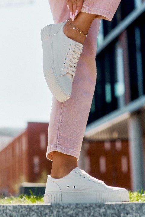 Women's Fabric Sneakers Big Star RR274407 Beige