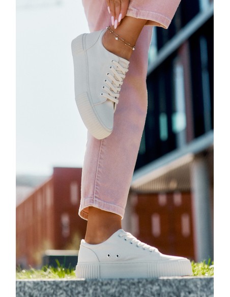 Women's Fabric Sneakers Big Star RR274407 Beige