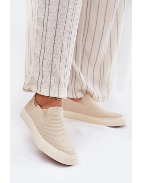 Women's Slip-On Sneakers Big Star RR274721 Beige