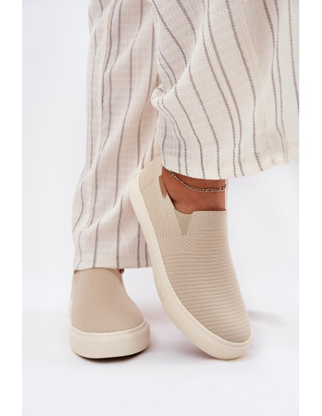 Women's Slip-On Sneakers Big Star RR274721 Beige