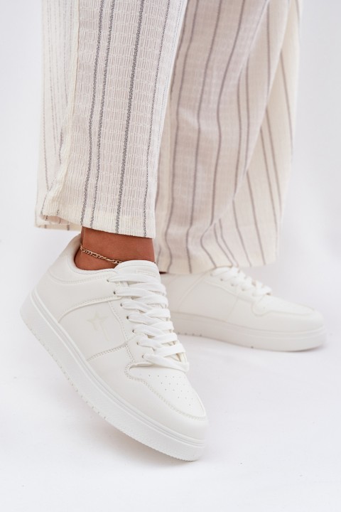 Ladies Sneakers Big Star RR274A241 HI-POLY SYSTEM White