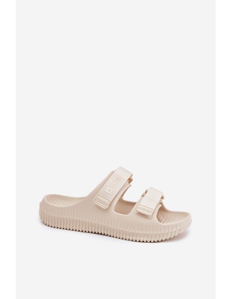 Women's Foam Slippers With Velcro Big Star RR274A529 Beige