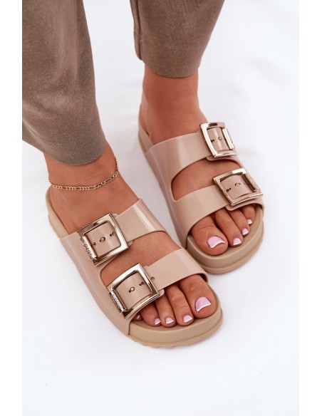 Women's Smooth Scented Slippers ZAXY Beige NN285092