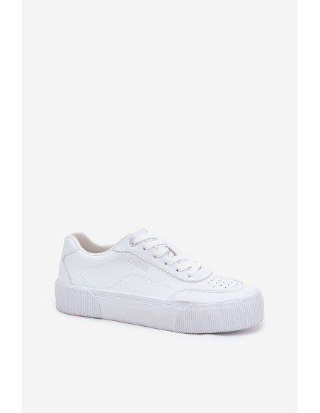 Žemi sportbačiai iš eko odos Big Star RR274303 White