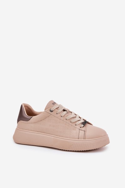Women's Sneakers Made Of Eco Leather Big Star RR274259 Beige
