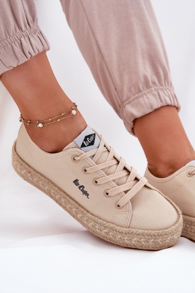 Moteriški sportbačiai su pynėmis Lee Cooper LCW-25-44-3215 Beige