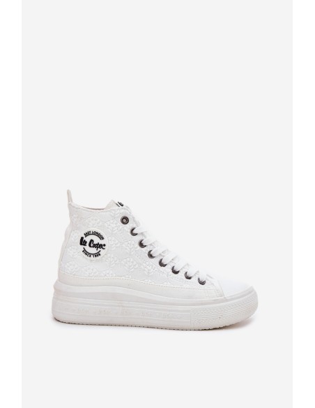 Moteriški platforminiai sportbačiai Lee Cooper LCW-25-44-3209L balti