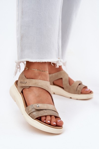 Women's Wedge Sandals Beige Maroriella