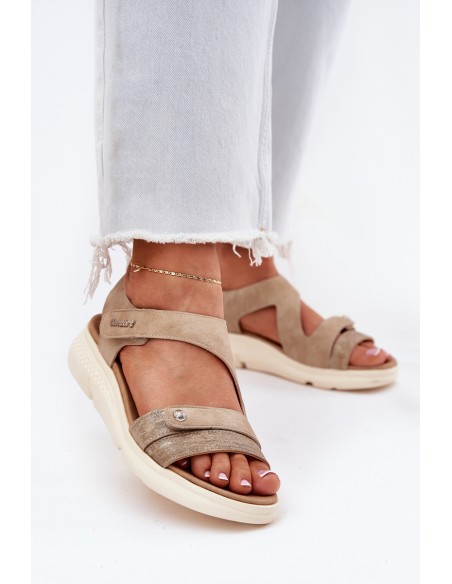 Women's Wedge Sandals Beige Maroriella
