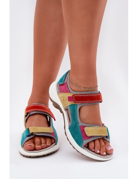 Odinės moteriškos sportinės basutės McKeylor 95347 daugiaspalvės