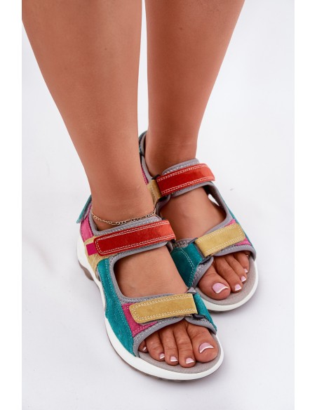 Odinės moteriškos sportinės basutės McKeylor 95347 daugiaspalvės