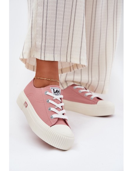 Moteriški rožiniai platforminiai sportbačiai LEE ISLA C WOMEN LOW 50251001