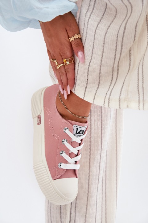 Moteriški rožiniai platforminiai sportbačiai LEE ISLA C WOMEN LOW 50251001