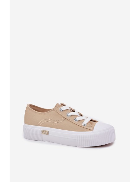 Women's Platform Sneakers Beige LEE ISLA C WOMEN LOW 50251001