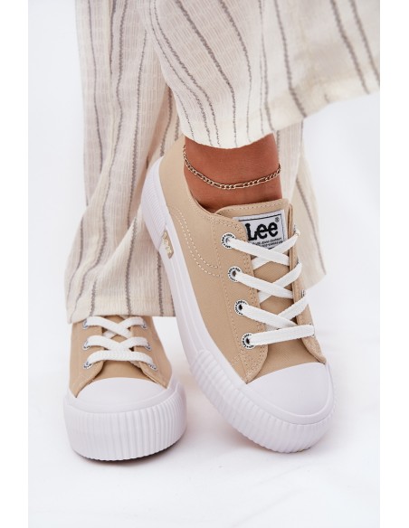 Women's Platform Sneakers Beige LEE ISLA C WOMEN LOW 50251001