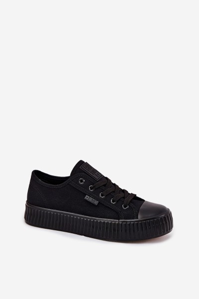 Women Fabric Sneakers On Platform Big Star RR274775 Black 2