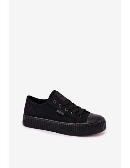 Women Fabric Sneakers On Platform Big Star RR274775 Black