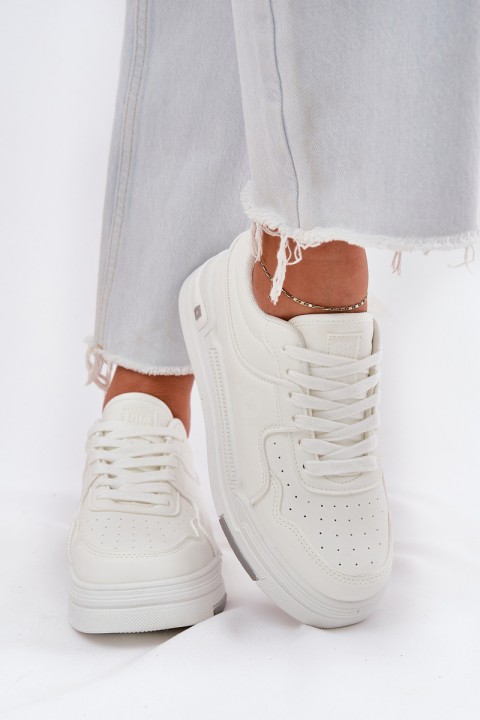 Low Women's Sneakers Big Star RR274A310 HI-POLY SYSTEM White