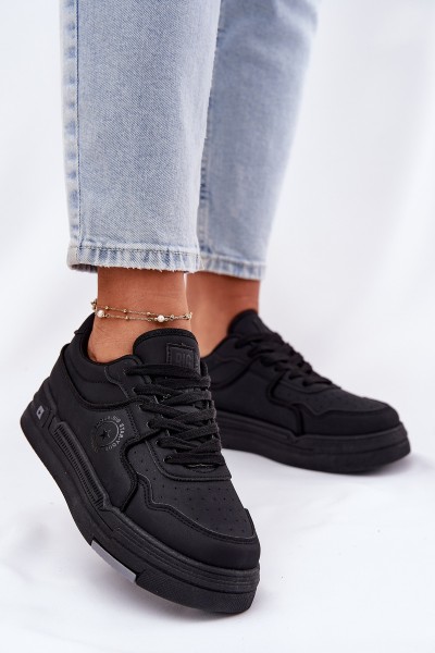 Žemi moteriški sportbačiai Big Star RR274A311 HI-POLY SYSTEM juodi