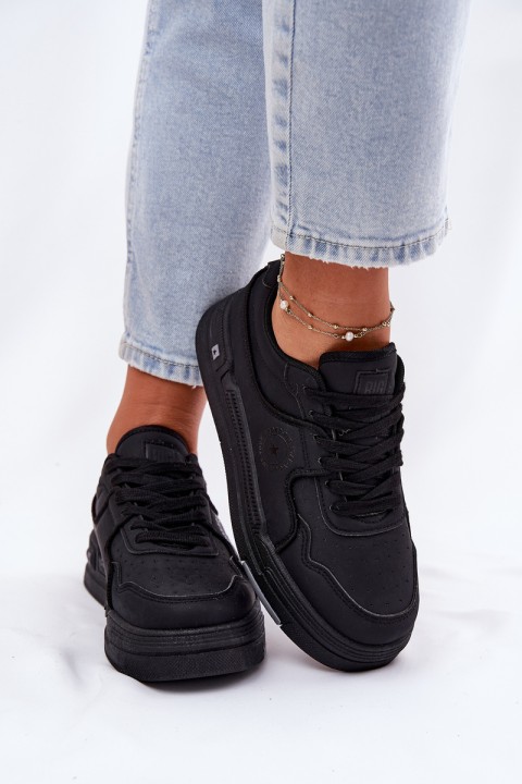 Žemi moteriški sportbačiai Big Star RR274A311 HI-POLY SYSTEM juodi